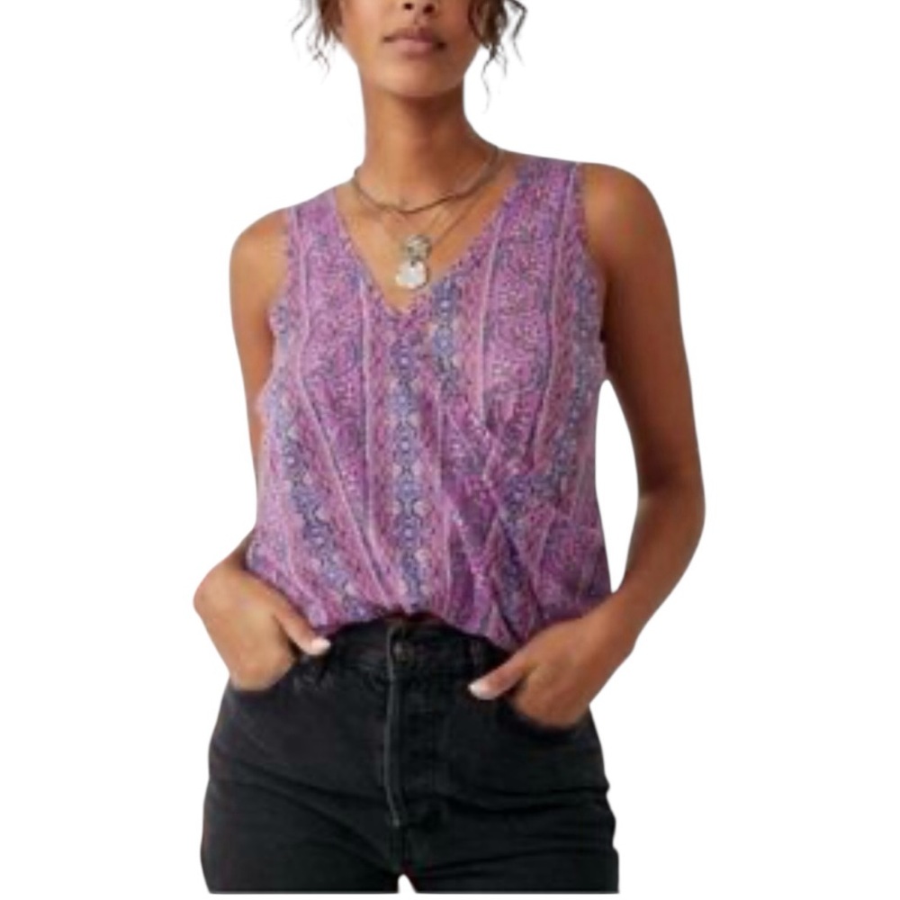 We The Free Vibrant Purple Tank‎ Top
